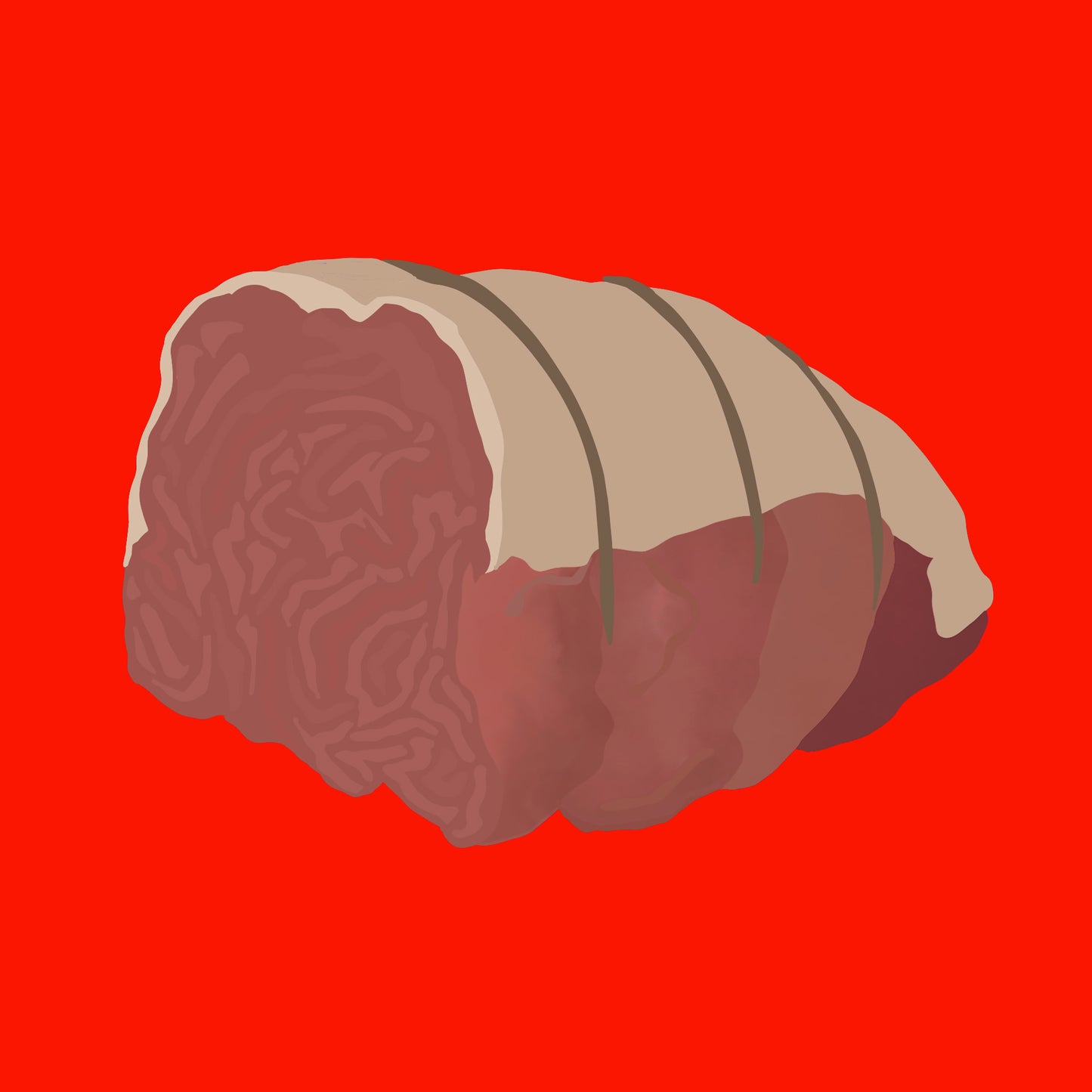 Christmas organic rolled leg of pork