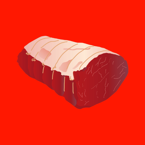 Christmas pasture fed organic beef topside joint