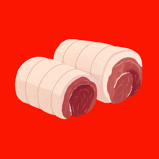 Christmas organic pork rolled loin joint