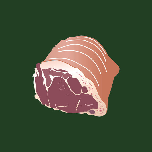 Christmas organic rolled shoulder of pork