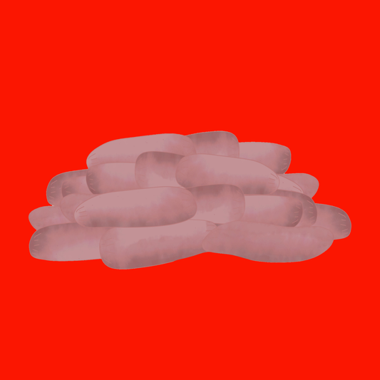 Christmas organic cocktail sausages