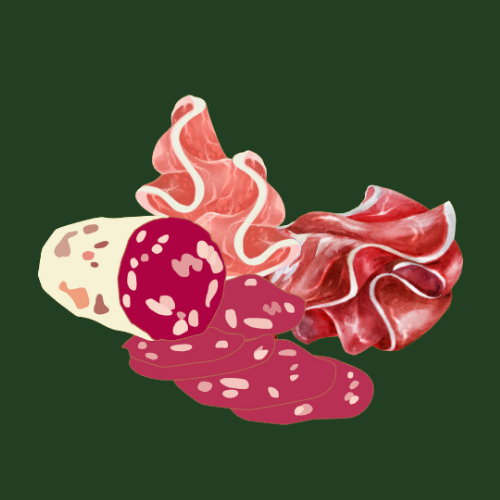 Christmas organic charcuterie selection